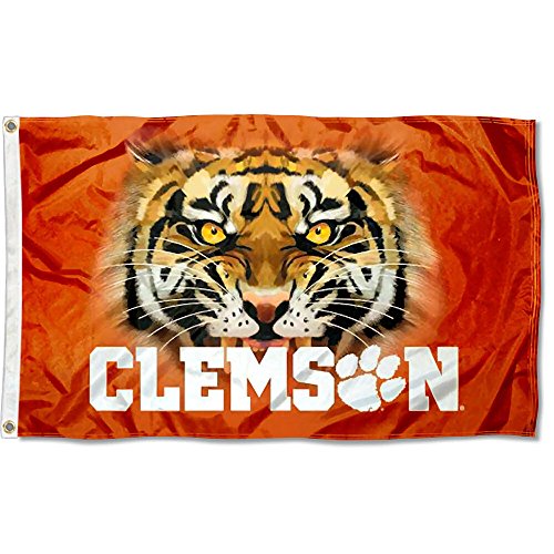 【中古】【未使用・未開封品】Clemson Tigers Tiger Eyes Collegeフラグ