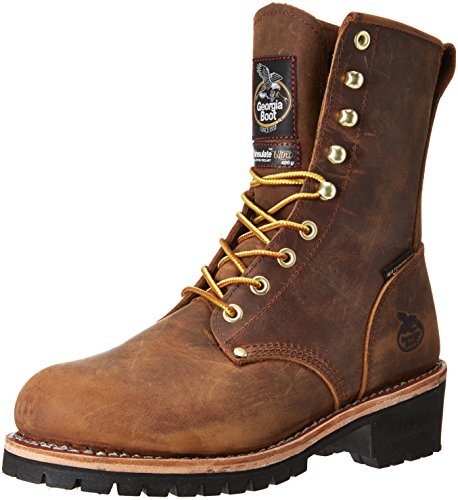 【中古】【未当て嵌める・未開封品】[Georgia] GB00065 Mid Calf Boot, Brown, 11.5 W US