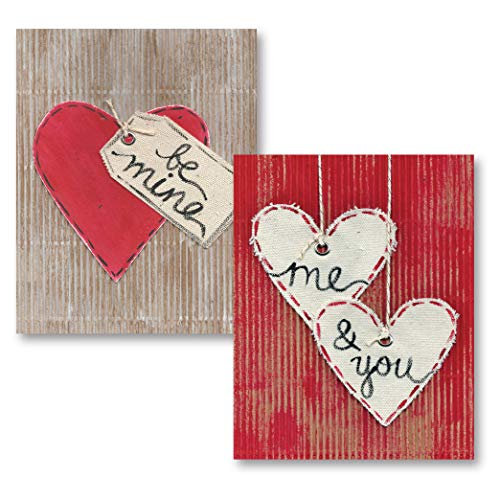 【中古】【未使用・未開封品】Sweet共鳴" Be Mine」と「ME & YOU」ハートSign Set ; 2つ8?x 10inポスターPrints|AJIMURA-SHOP