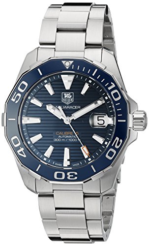 【中古】【未当て嵌める・未開封品】Tag Heuer メンズウオッチ アナログ 自動小銃一巻き サファイア結晶 アクアレーサー ステンレス鋼スチール写真製 容れもの付き添い人 WAY211C.BA0928 [並行輸入品