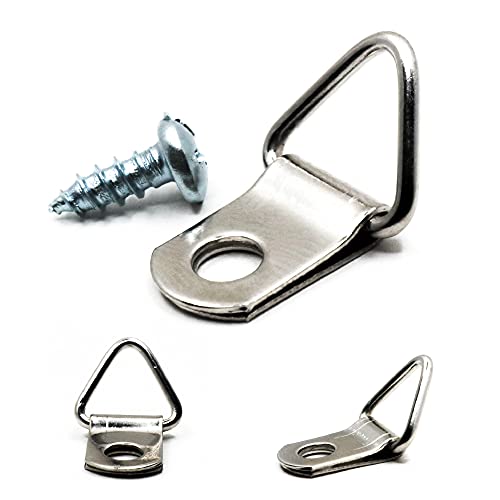 【中古】【未使用・未開封品】(1000 Pack) - 1000 Pack Picture Frame Triangle Ring Hanger Heavy Duty Pro Picture Hanger with Screws 2.9cm x 1.4cm 34,980円