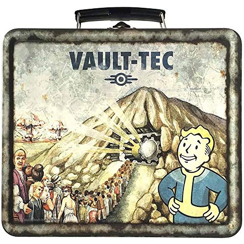 【中古】【未使用・未開封品】FanWraps Fallout 4 Vault-Tec Weathered Tin Tote Replica by FanWraps