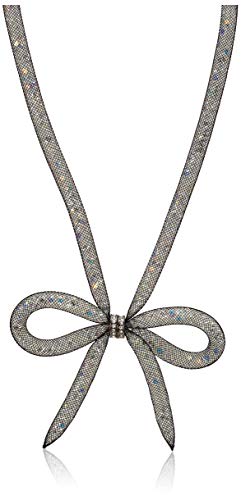 【中古】【未使用・未開封品】Betsey Johnson メッシュリボンネックレス 16インチ+3インチエクステンダー, One Size, 金属|AJIMURA-SHOP