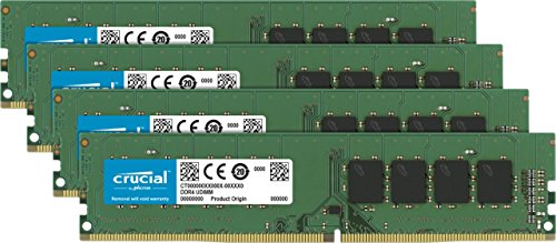 【中古】【未使用・未開封品】Crucial [Micron製] DDR4 デスク用メモリー 8GB x 4 ( 2400MT/s / PC4-19200 / 288pin / DR x8 ) CT4K8G4DFD824A