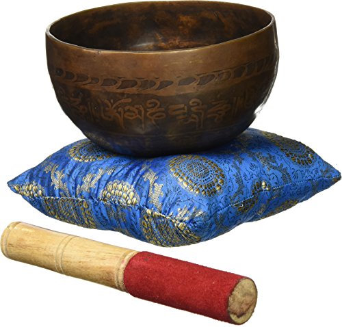 【中古】【未使用・未開封品】Singing Bowl withクッション???ブロンズ