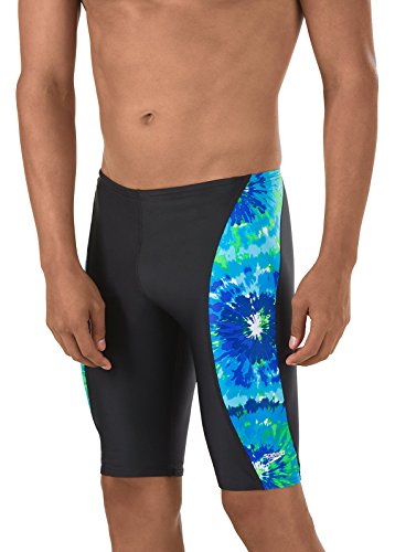 【中古】【未使用・未開封品】Speedo 7705652 Mens Burst Jammer, Blue/Green (421 - 403) - 22