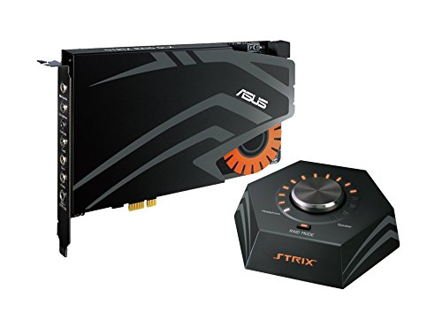 【中古】【未使用・未開封品】ASUSTek ハイレゾ対応 STRIXゲーミング サウンドカード PCI-E コントロールボックス付属 24bit/192kHz STRIX RAID PRO