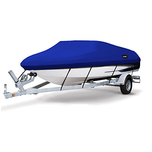 【中古】【未使用・未開封品】MSC 高耐久 600D マリングレード ポリエステルキャンバス 牽引可能 防水ボートカバー V-Hull/トライハル/ランナバウトボートカバー (パシフィッ