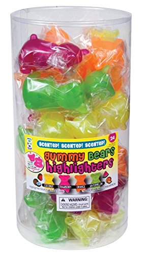 【中古】【未使用・未開封品】Raymond Geddes Gummy Bear 香り付き蛍光ペン 24パック (69799)