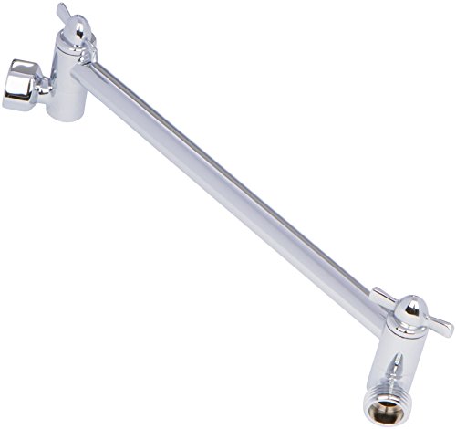 【中古】【未使用・未開封品】Aqua Elegante 調整可能シャワーアーム 10インチ モダン真鍮シャワーヘッド拡張 インドア アウトドア 壁 天井取付 直線エクステンダー Adjustabl