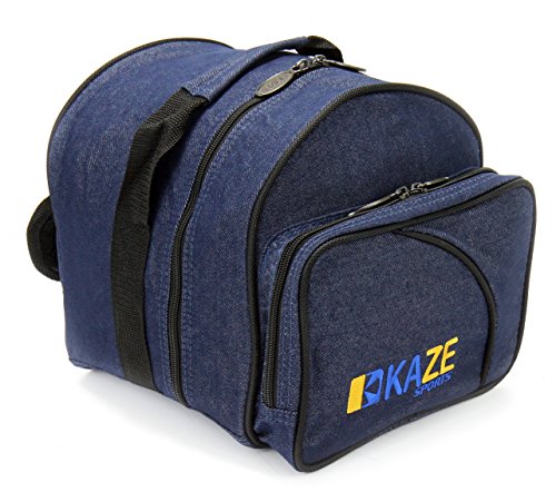 【中古】【未使用・未開封品】(Denim) - KAZE SPORTS 1 Ball Spare Kit Single Tote Bowling Add On Bag｜AJIMURA-SHOP