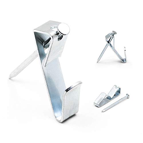 【中古】【未使用・未開封品】(1000 pack) - 1000 Pack of 14kg Picture Hanger Hooks with Nails