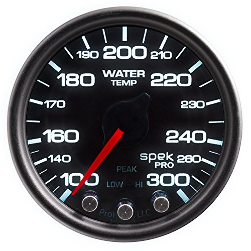 【中古】【未使用・未開封品】AutoMeter 自動メーター P34652ゲージ 水温 2 1/16インチ 300個 ステッピングモーター ピーク&警告付き スモーク/ブラック Spek-Pro｜AJIMURA-SHOP