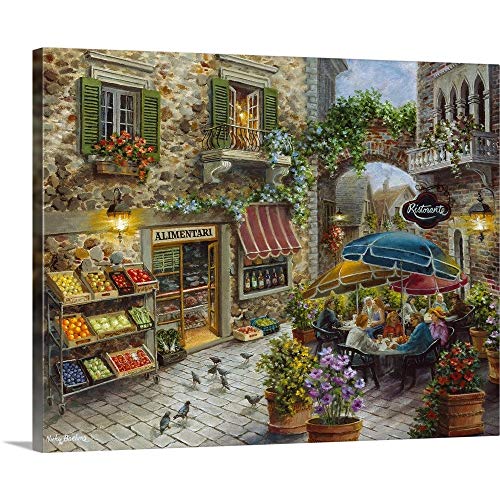 【中古】【未使用・未開封品】Nicky Boehmeプレミアムシックラップキャンバス壁アート印刷題名Contentment 20\
