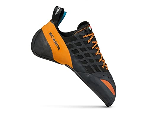 【中古】【未使用・未開封品】Scarpa インスティンクト クライミングシューズ US サイズ: 39.5 EU/7 D US カラー: オレンジ｜AJIMURA-SHOP
