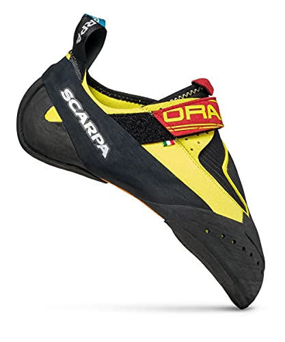 【中古】【未当て嵌める・未開封品】SCARPA ドラゴロッククライミングシューズ 運動競技クライミング ボルダリング用 感じやすさ特製動作, 黄色, 6.5-7 Women/5.5-6 Men