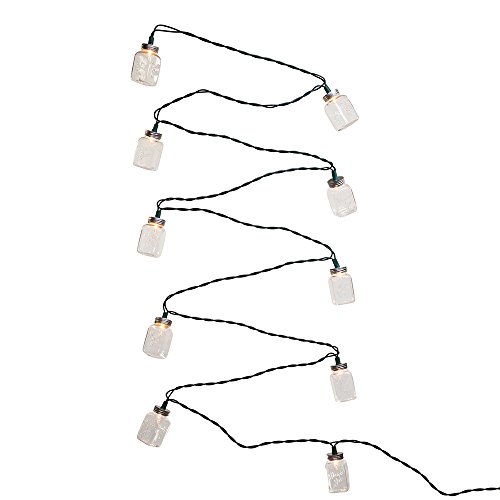 【中古】【未使用・未開封品】Kurt Adler UL 10-Light Clear Mason Jar Light Set by Kurt Adler|AJIMURA-SHOP