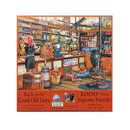 【中古】【未使用・未開封品】SunsOut ジグソーパズル Back in The Good Old Days 1000ピース｜AJIMURA-SHOP