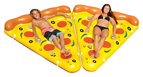 【中古】【未当て嵌める・未開封品】Swimline Giant Inflatable Pizza Slice for Swmming Pool (8 Pack)