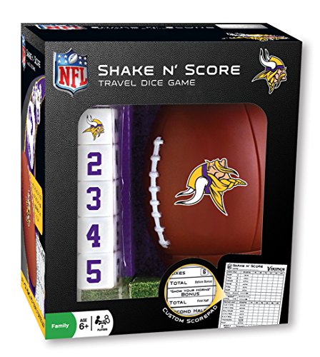 【中古】【未使用・未開封品】MasterPieces NFL ニューイングランド・ペイトリオッツ シェイク・アンド・スコア・ダイスゲーム One Size ホワイト