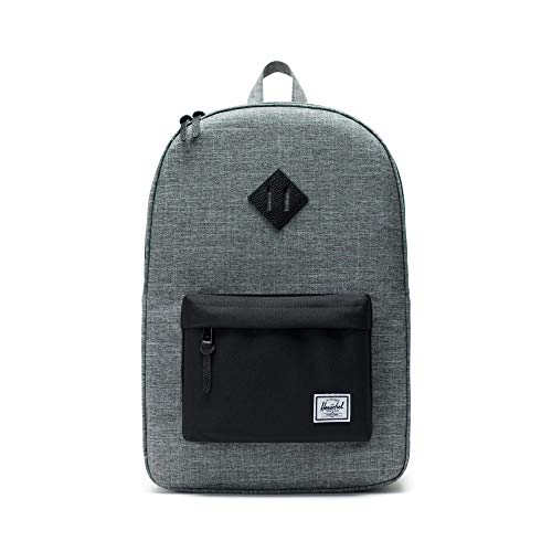 【中古】【未使用・未開封品】[ハーシェルサプライ] ヘリテージ HERITAGE RAVEN CROSSHATCH/BLACK/BLACK PEBBLED LEATHER｜AJIMURA-SHOP