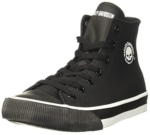 【中古】【未当てはめる・未開封品】[Harley-Davidson] Men\u0027s Baxter Skateboarding Shoe, Black/White, 11 M US