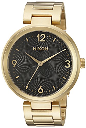 【中古】【未使用・未開封品】Nixon Women's 'Chameleon' Quartz Stainless Steel Watch, Color Gold-Toned (Model: A991513-00)