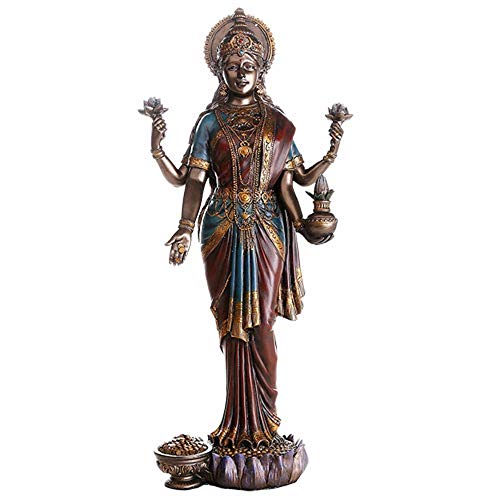 【中古】【未使用・未開封品】Large Hindu Goddess Lakshmi Statue