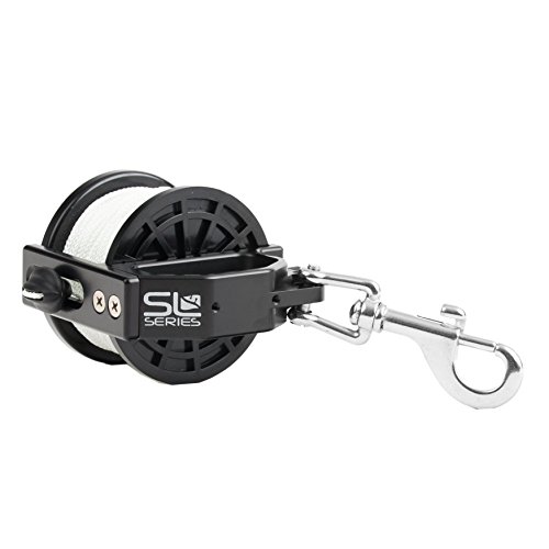 【中古】【未当て嵌める・未開封品】Dive Rite Slide Lock Primary Reel, 250 フィート #24 White Line