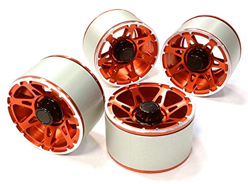 【中古】【未使用・未開封品】Integy RC Model C26441RED High Mass 2.2 Size Alloy A7 Spoke Beadlock Wheel (4) for Scale Off-Road Crawler｜AJIMURA-SHOP 43,661円