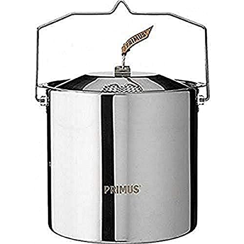 【中古】【未当て嵌める・未開封品】PRIMUS(プリムス) キャンプファイア ステンレス鋼ポット 5L 持ちはこぶ袋付 P738005