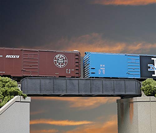 【中古】【未使用・未開封品】50' Single-Track Railroad Through Girder Bridge -- Kit - 6-15/16 x 2-3/8 x 1-3/32" 17.6 x 6 x 2.7cm｜AJIMURA-SHOP