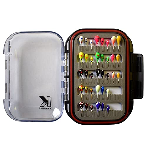 【中古】【未当て嵌める・未開封品】Kenders Outdoors 36天下太平 タングステンジグキット 割り増し金両面雨合羽/フローティングジグボックス パンフィッシュジグ 氷魚釣り クラッピー ブ