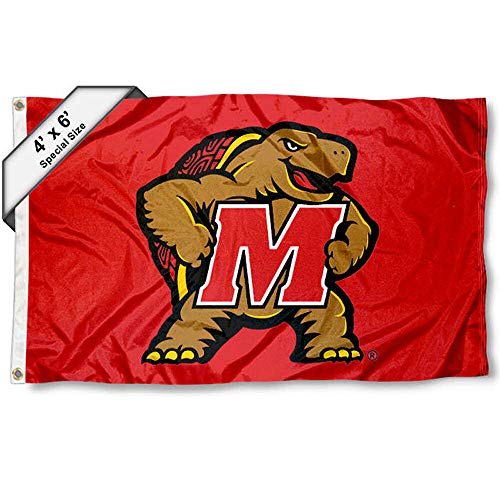 【中古】【未使用・未開封品】College Flags & Banners Co. メリーランド・タープス 4フィートx6フィート 旗|AJIMURA-SHOP