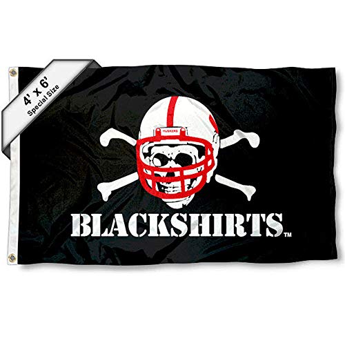 【中古】【未使用・未開封品】ネブラスカ州Huskers 4?' x6?' Blackshirtsフラグ