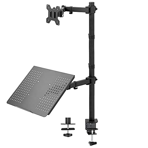 【中古】【未使用・未開封品】VIVO ラップトップと13-32インチLCDモニタースタンドアップデスクマウント、エクストラトール調節可能なスタンド、ラップトップを最大17インチに|AJIMURA-SHOP