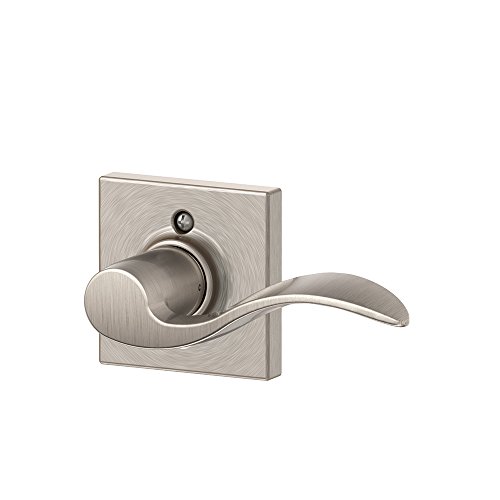【中古】【未当てはめる・未開封品】Schlage 声遣い生き肝 コリンズ刈り込み付 非ターンロックサテンニッケル - 右利き用 - F170 ACC 619 COL RH