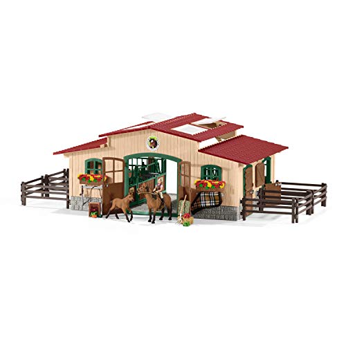 【中古】【未使用・未開封品】シュライヒ ファームワールド 大きな厩舎プレイセット(馬付き) フィギュア 42195｜AJIMURA-SHOP 58,988円