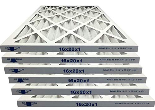 【中古】【未当て嵌める・未開封品】Atomic 16x20x1 Merv 13 アレルギーエリートプリーツエアフィルター - 6風呂敷き包み
