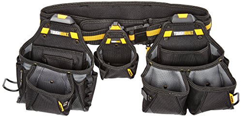 【中古】【未当て嵌める・未開封品】ToughBuilt - コントラクターツールベルトセット - 合切袋3個 パッド入り口・入口胴締め 高耐久 デラックスオーガナイザー 割り増し金特性 思わしい - ポケッ