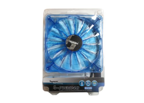 【中古】【未使用・未開封品】Bgears b-PWM 140-ブルーボールベアリングブラックファン 高速エクストリームエアフロー付き