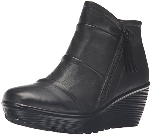 【中古】【未使用・未開封品】Skechers レディース パラレルダブルトラブルアンクルブーツ US サイズ: 10 カラー: ブラック