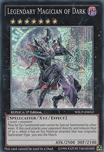 【中古】【未使用・未開封品】(遊戯王) Yu-Gi-Oh! 伝説の闇の魔導師 WSUP-EN052 ワールドスーパースター 初版 プリズム状シークレットレア|AJIMURA-SHOP