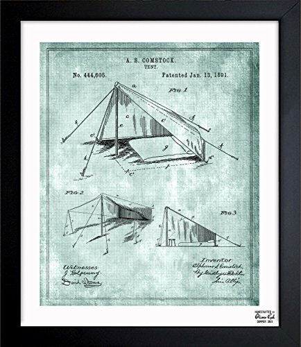 【中古】【未当て嵌める・未開封品】Oliver Gal Tent 1891 - 緑であることひな形入り口・入口美術 10\" x 12\"" 1B00750"