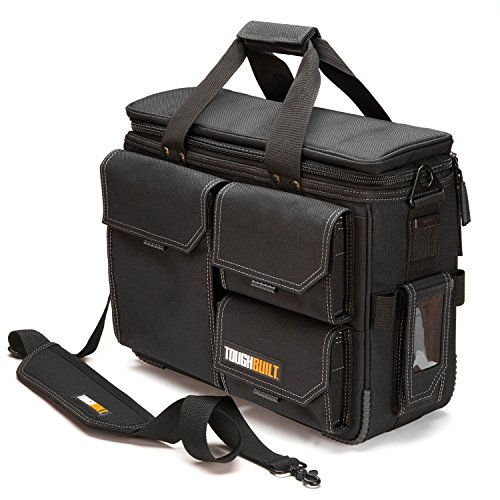 【中古】【未当て嵌める・未開封品】ToughBuilt - クイックアクセスノートパソコンバッグ + ストラップ - コントラクターブリーフケース 電子計算機御徒面子 L - 13はたご屋