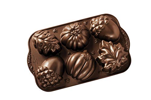 【中古】【未使用・未開封品】Nordic Ware Autumn Treats Pan, Bronze by Nordic Ware