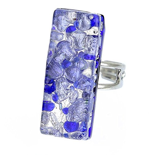 【中古】【未当て嵌める・未開封品】GlassOfVenice ムラーノガラス ベネチアン照りかえす 矩形 自然調整能力のあるな輪っか - Periwi