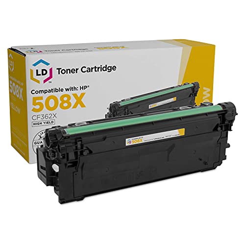 【中古】【未当て嵌める・未開封品】LD 取り替えっこトナーカートリッジ HP 508X CF362X用 大静電容量(黄色)