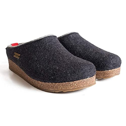 【中古】【未使用・未開封品】HAFLINGER レディース Kris クロッグとミュール靴 US サイズ: 7.5-8 カラー: ブラック｜AJIMURA-SHOP