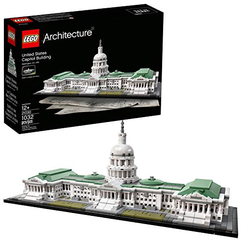 【中古】【未当てはめる・未開封品】LEGO Architecture 21030 United States Capitol Building Kit (1032 Piece) by LEGO